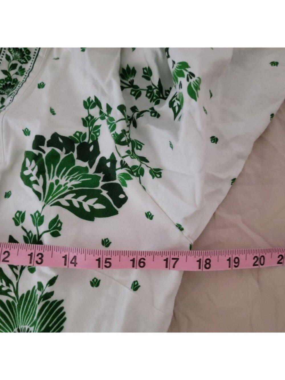FARM Rio Forest Soul Maxi Dress Linen Cottagecore Boho Chic Feminine Womens L - Picture 6 of 8